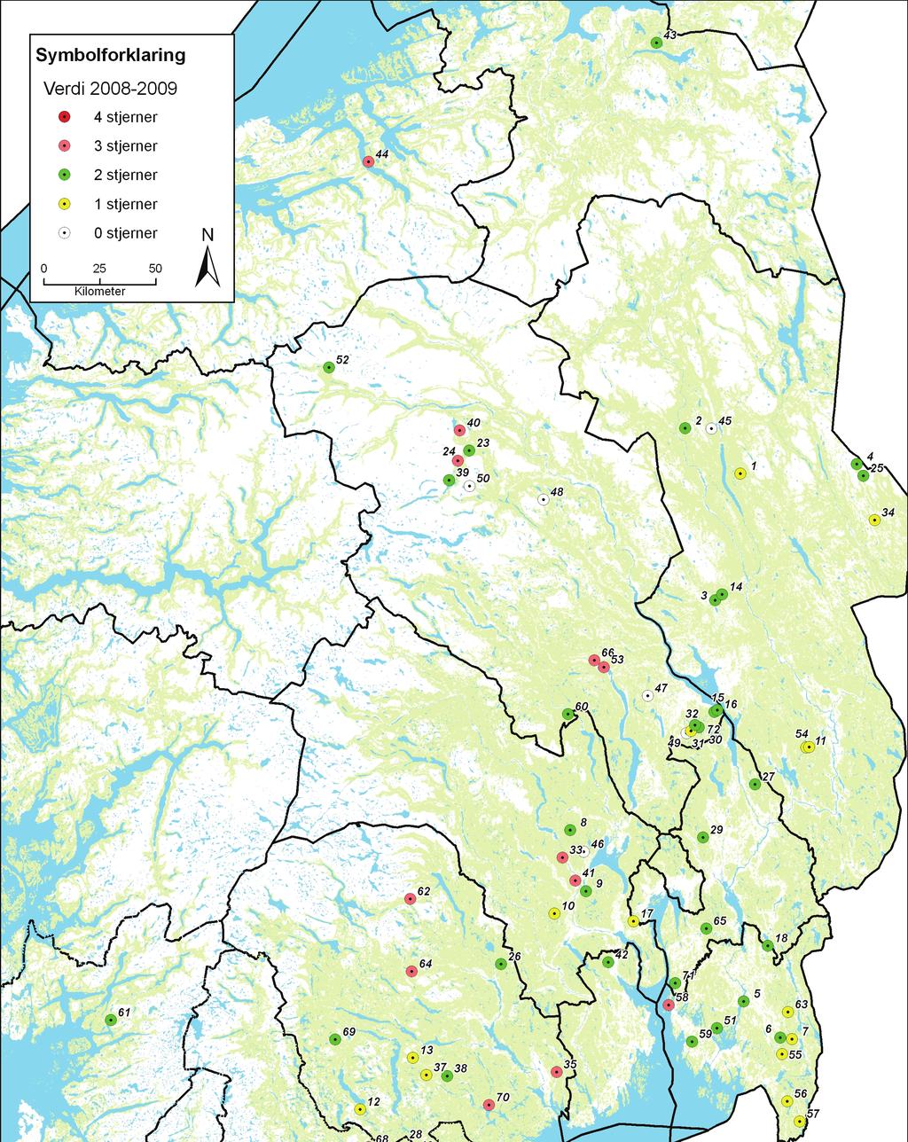 - Naturfaglige registreringer i forbindelse med ordningen frivillig vern 2008