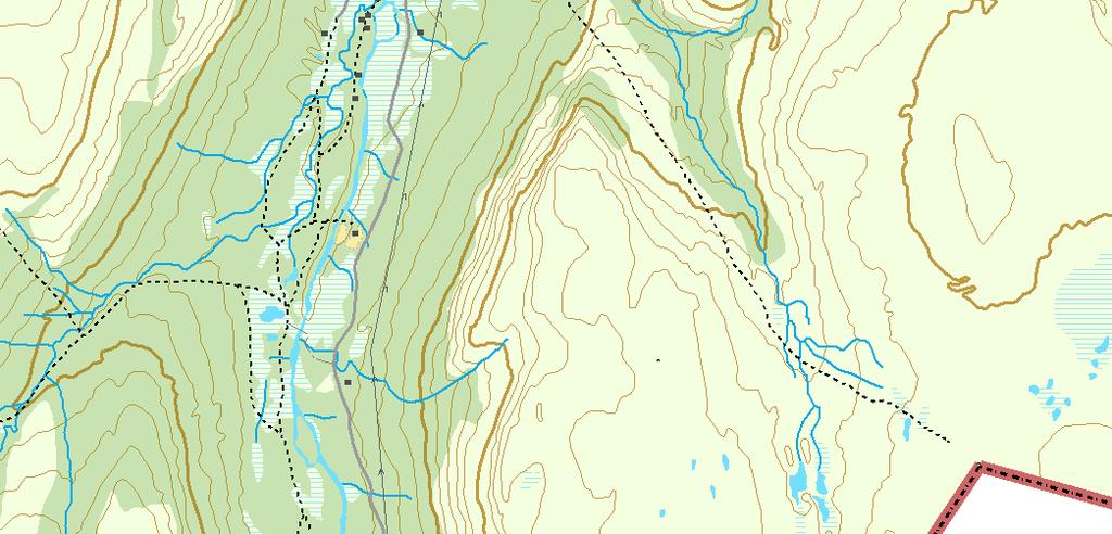 4 3 Munkbettjønnen 992 Rr 132 28 735 Bjørnbekk Munkbethammaren 995 Smørtjønna Stallheim Myrtuvhøa 27 1020 Holmkjølen 2 1 Drev- 26