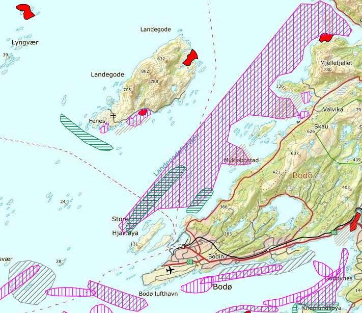 Endringer; akvakultur Behov for endring pga. registrert arealbruk (utvidelser og justeringer), nye data, behov, konflikter etc.