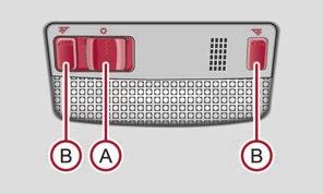 Lys og sikt 41 nader til lysfunksjonene Blinklysene fungerer bare når tenningen er på. Tilsvarende kontrollampe eller blinker i tillegg i kombiinstrumentet.