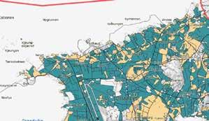 Begrensende egenskaper Dreneringsforhold Kartet «Begrensende egenskaper» henger sammen med kartet «Jordressursklasser» og viser hvilke begrensende jordegenskaper