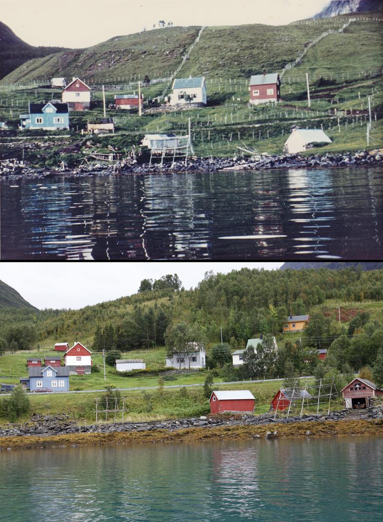 Da Bygde-Norge sluttet å gå i takt 1960. Ytter Skardalen. Kåfjord kom.