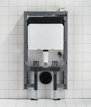 ALLSIDIGE SYSTEMLØSNINGER NÅ MÅLENE RASKERE TAKKET VÆRE DE VELKJENTE FORDELENE Geberit Monolith toalettmoduler gir nærmest ubegrensede