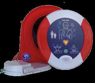 HLR HJERTE - LUNGE REDNING 22 23 Hjertestarter - HeartSine PAD 350P HeartSine Samaritan PAD350P er en robuste maskin (IP56),