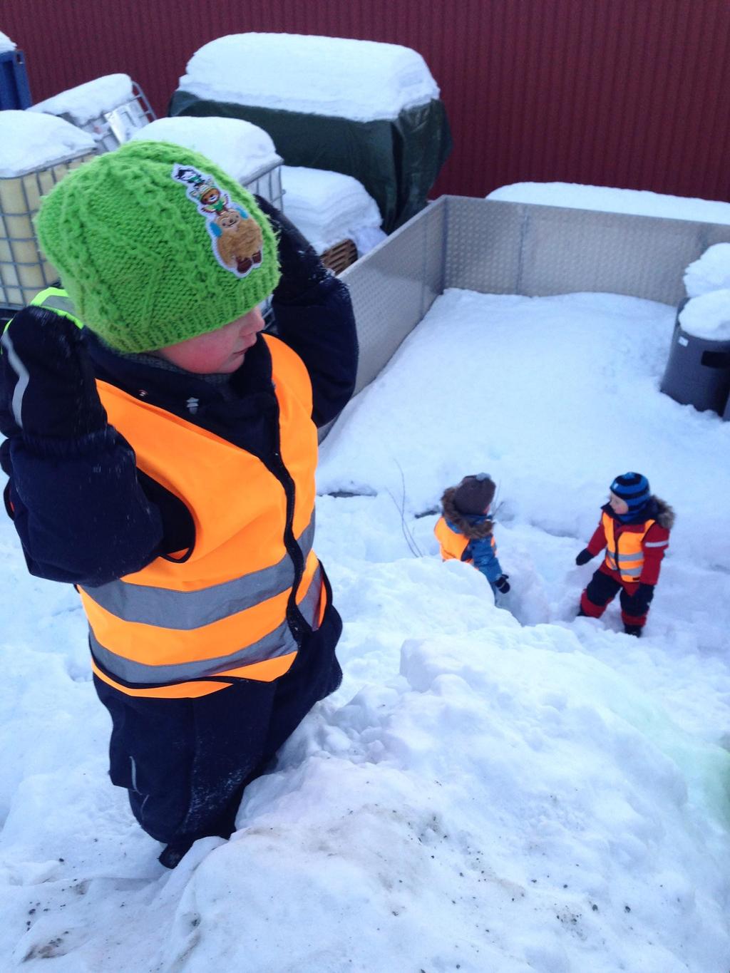 mestringsfølelse er ikke det når de står på toppen av snøhaugen.