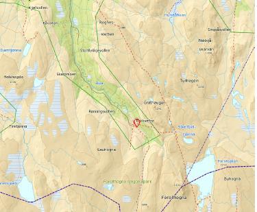 Søker har i tillegg fått utvist Grytdalsvollen foruten bygningene. Han har planer om å rydde dette jordbruksarealet slik at dette også kan brukes til gjødselspredning.