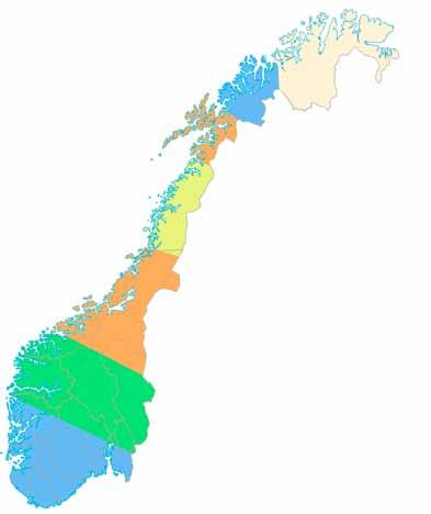 Fraktsoner og avdelingskontor Tromsø tlf: 91 33 86 38 Avd. Troms og Finnmark Hovedkontor Mo i Rana tlf: 75 12 88 44 Avd. Nordland Trondheim tlf: 41 42 16 15 Avd.