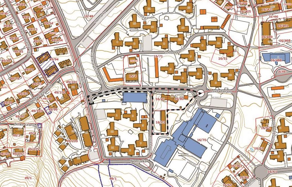 Byplankontoret Planident: r20140036 Arkivsak:14/18392 Leistadvegen 1, detaljregulering Planbeskrivelse Dato for siste revisjon av planbeskrivelsen : 9.10.2017 Dato for godkjenning av bystyret : 7.12.