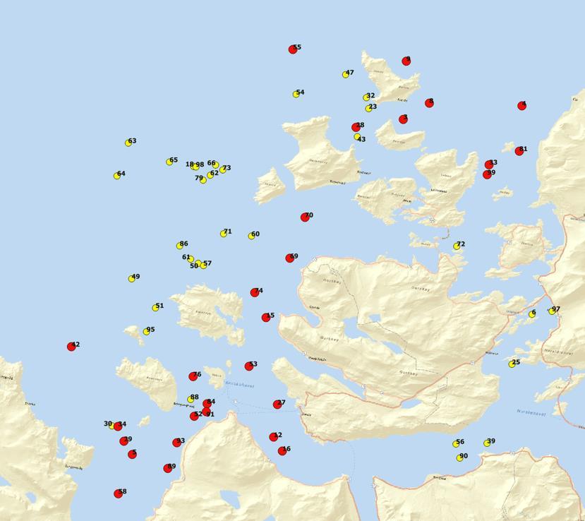 Status for arbeidspakke 4 Kartlegging og metodeutvikling for NiN på grunntype M4 (Grunn marin sedimentbunn), M5 (Dyp marin sedimentbunn) og M7 (Marin undervannseng) Arbeidspakkeleder: HI I denne