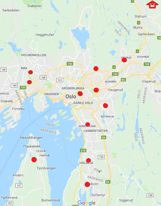 målet om å dekke 15 bydeler, samtidig som vi åpner for inntil 2 Engaland utenfor Oslo.