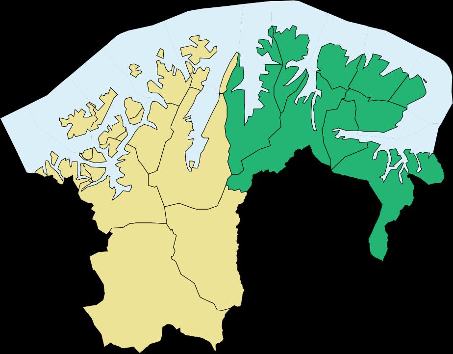 ØST-FINNMARK REGIONRÅD Et samarbeidsorgan for 9 kommuner i Øst-Finnmark; Berlevåg, Båtsfjord, Gamvik, Lebesby, Nesseby, Tana, Vadsø, Vardø og Sør-Varanger kommune Det bor ca. 28.