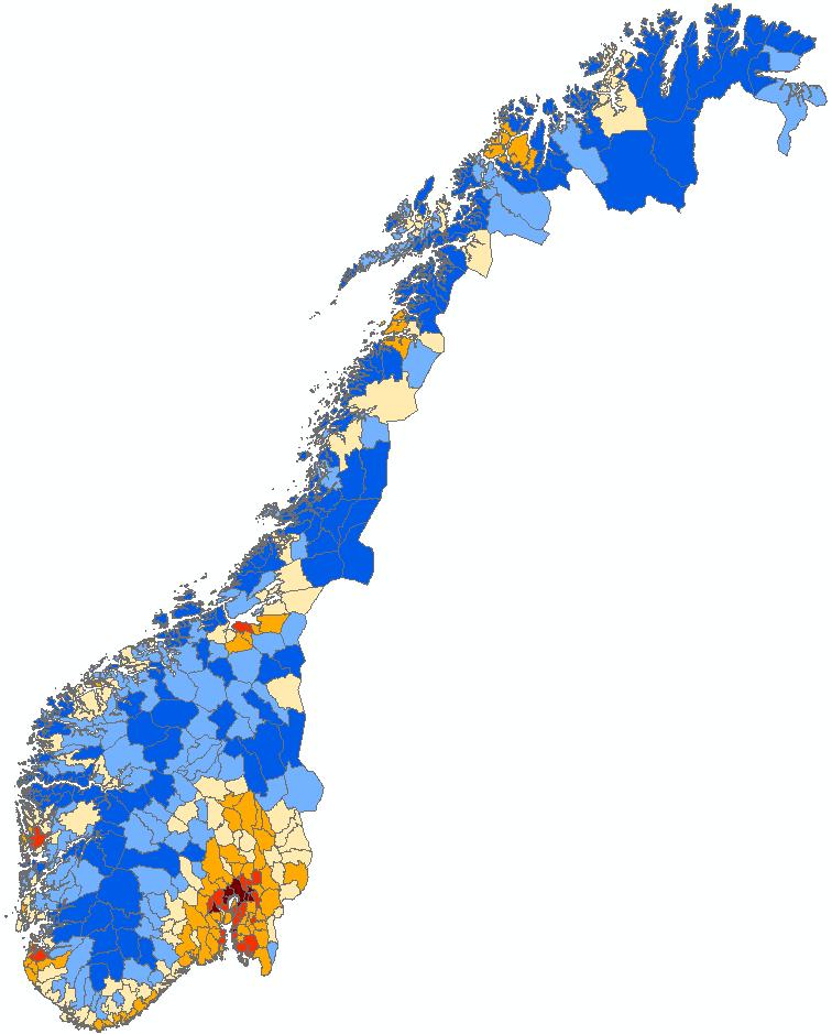 Hverdagsregionen betyr mest Samspill som fremmer økonomisk utvikling Større byregioner: press og omstilling i næringsliv utbygging og transport Mindre