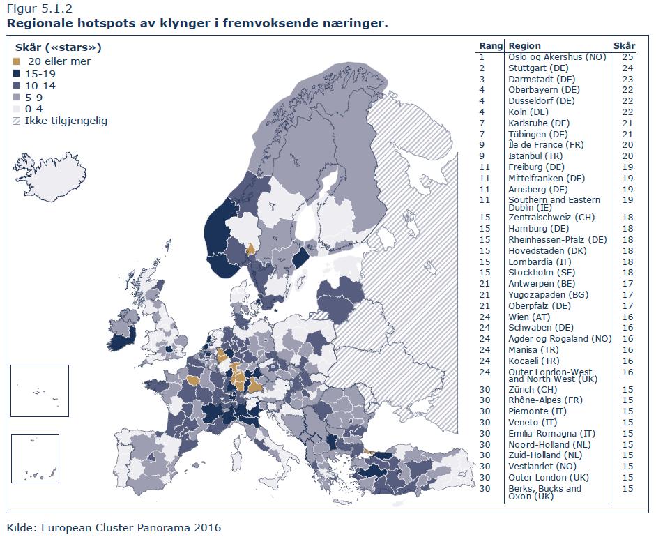 På god vei inn i en ny tid Sterke norske regioner Eksporterende næringer i vekst