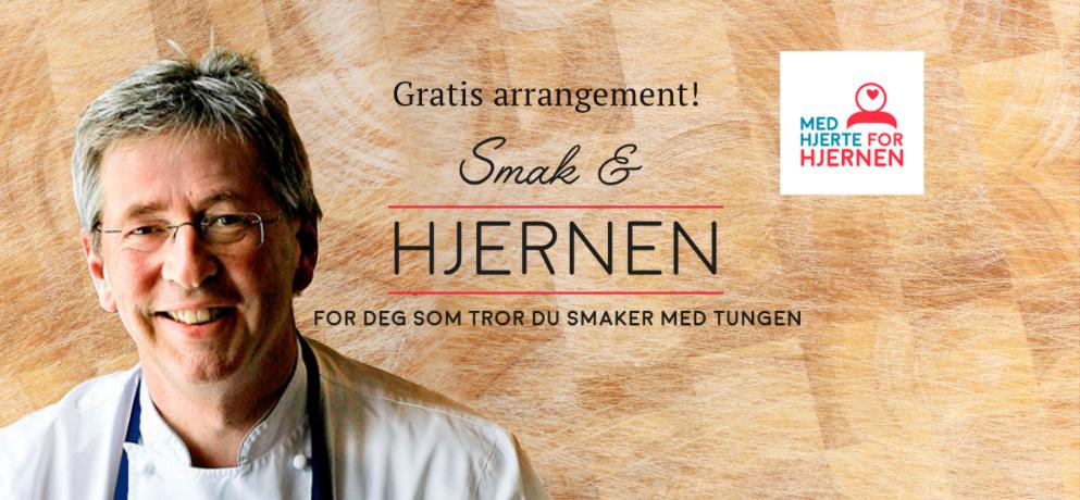 Hjernerådet inviterer også til arrangementer som markerer Med hjerte for hjernen-aksjonen og Hjerneåret 2015 1) Mat og hjernen, Mathallen Vulkan i Oslo ettermiddagen 12.