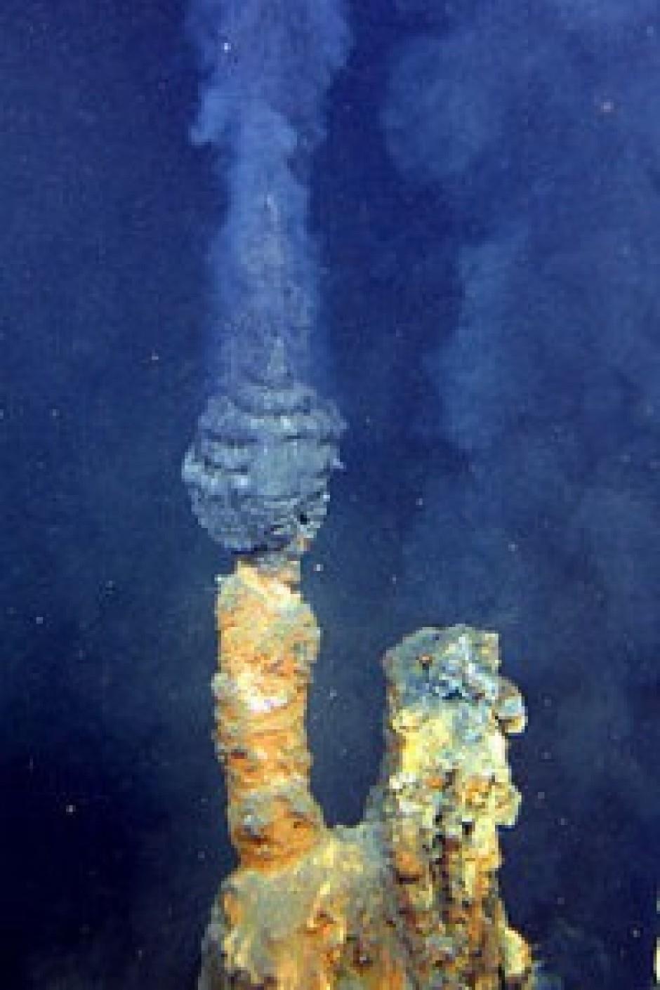 Svarte skorsteinar /hydrotermale ventiler Knytta til varme kilder på vulkanske spredningsryggar i verdshava Inneheld bly, sink, kopar, kobolt, gull og sølv Aktive