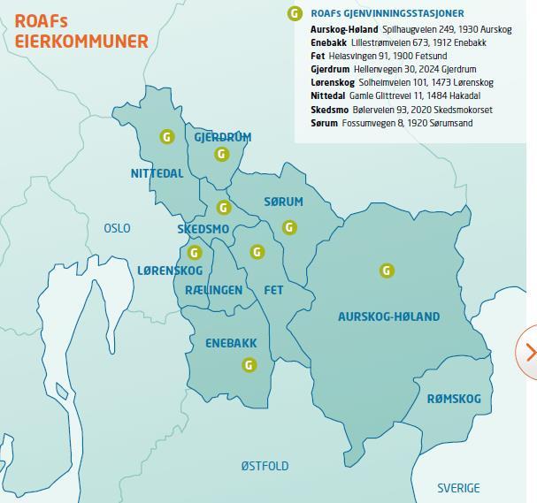 Folkerikt område i Norge Relativt lite i