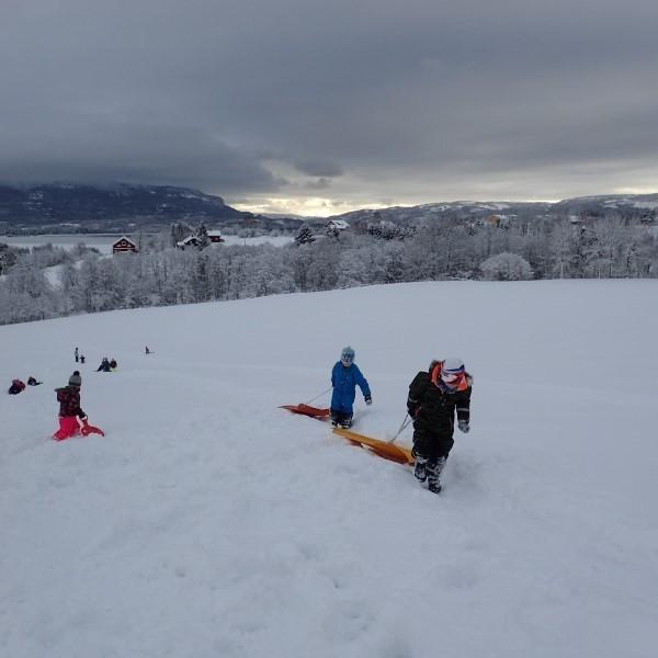 Storefot januar Skiskole på Ringkollen er fint, og vi ser at barna synes dette er gøy. Skiferdighetene er gode, noe også instruktørene bemerket og ville legge opp litt annerledes til Naturbarnehagen.