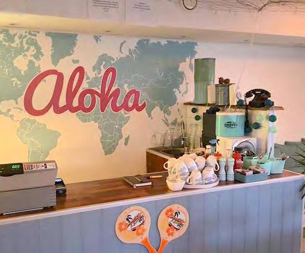 ALOHA CAFÉ ÅPENT ONSDAG-SØNDAG HAVKERAMIKK.