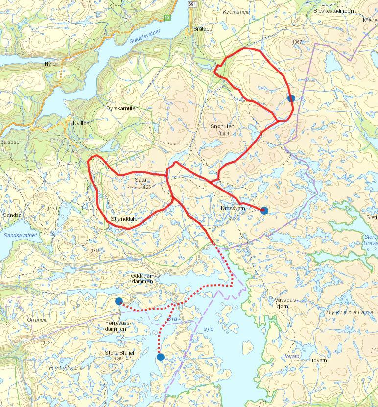 Formell bakgrunn for vurdering og vedtak Forskrift om vern av Dyraheio landskapsvernområde med biotopvern av 26.09.1997.