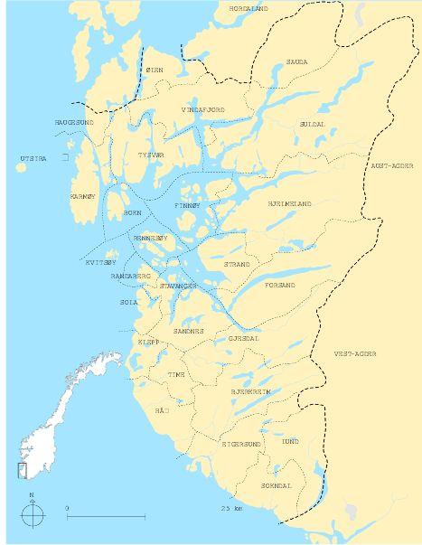 2 ROSSLAND I SOKNDAL 2.1 KULTURMINNER OG TEOFORE NAVN Sokndal kommune ligger lengst sør i Rogaland og inngår som én av fire kommuner i regionen Dalane.