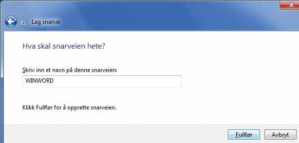 På din egen pc må du kanskje skrive det litt annerledes: H vis du har -biters Windows, dropper du (x8) H vis du bruker Word 0, skriver du Office i stedet for Office Skriv