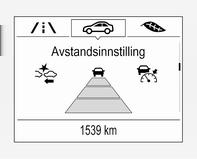 I følgende tilfeller kan ikke varslingen om fare for frontkollisjon registrere et kjøretøy foran, eller følerens funksjon kan være begrenset: Kjøring på svingete eller kuperte veier.