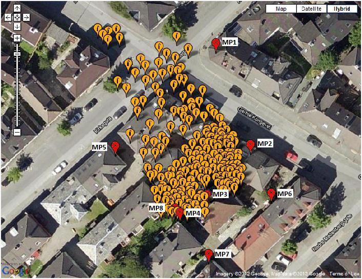 Berggrunnen i påhuggsområdet er dominert av grønnstein. Grønnsteinen har en utpreget foliasjon med strøk N025 Ø og fallvinkel 20 40 SØ med sprekkeavstand mellom 0,1 1 m.