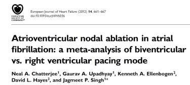 AV Blokk 37 38 LV EF så godt som normal PACE LV EF så godt som normal Prevent HF Chan et al