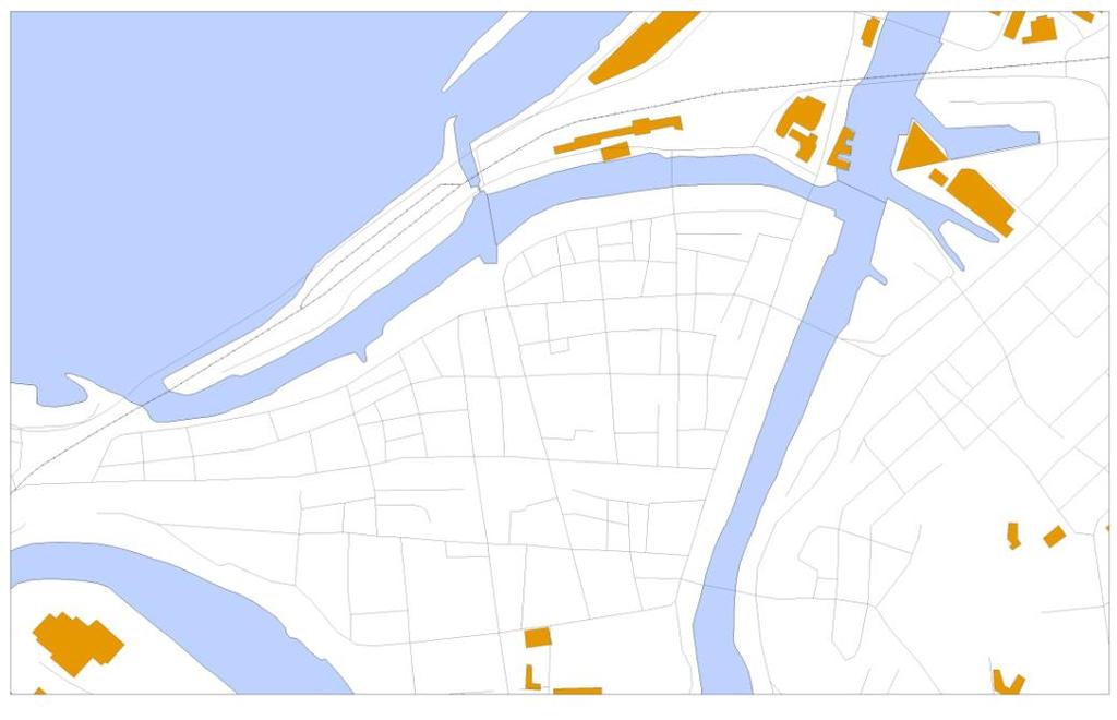 MIDTBYRUTA - NORD Kart I 2012 ble en sammenhengende rute fra Ila via Elvegata, Prinsens gate og Kjøpmannsgata fram til Gryta etablert.