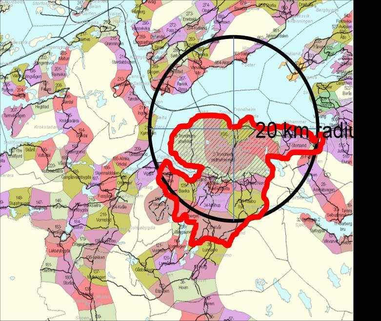 Driftstilskudd Kartet (rød strek) viser området med bytakst fra 2011 Driftstilskuddet fra Miljøpakken har gått til utvidet rutetilbud, kapasitetsøkning, lavere takster i Trondheim og regionen, samt