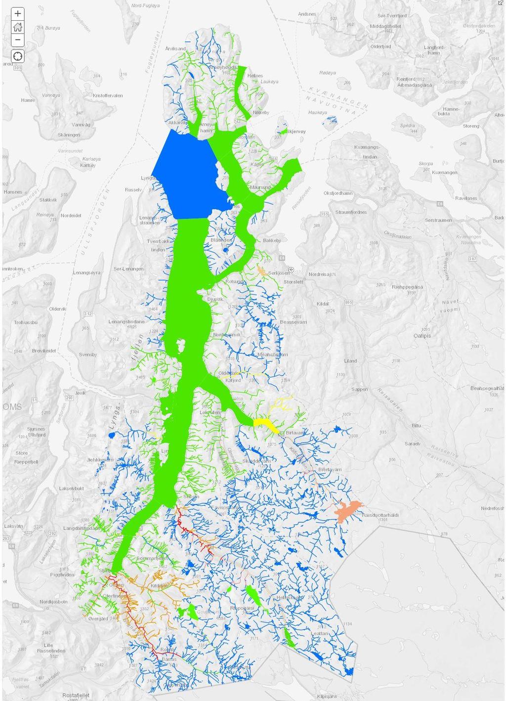 Vannområdet Lyngen-Skjervøy Figur 3.