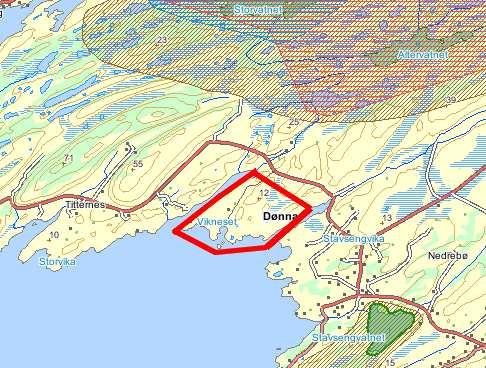 Krigsminner Det er ikke registrert krigsminner. Landskap Landskapstype Planområdet består i hovedsak av lett kupert terreng. Terrenget er lite vegetasjon med mye fjell i dagen.