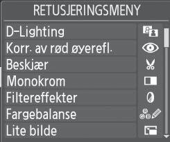 X Avbryt og gå tilbake til den forrige menyen Flytt