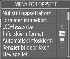 markerte elementet Velg det markerte elementet eller