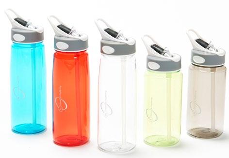 554385 Frisk Vannflaske Frisk er produsert i hardplast og leveres i 6 forskjellige farger.