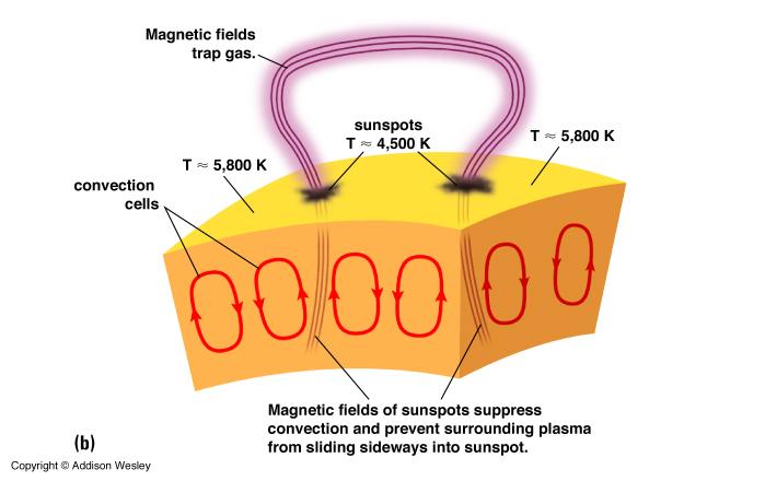 Solflekk: Magnefeltet bremser