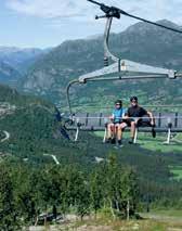 Alle sykkelløyper henger sammen, slik at du kan sykle til alle severdigheter og attraksjoner i Hemsedal.