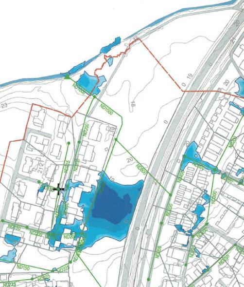 5.5 Trafikkstøy Planområdet er i dag utsatt for trafikkstøy fra fv. 44 Jærvegen og planområdet ligger innenfor rød og gul støysone. En planlegger en utvidelse av fv. 44 til 4-feltsveg, og iht.