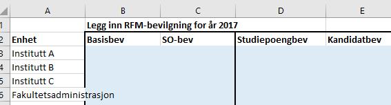 I celle E5 skal man angi det alternativet som ble brukt i forbindelse med oppretting og kalibrering av VFM, dette kan enten være alternativ 1 eller alternativ 2/3.