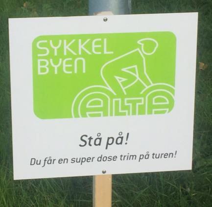 Det ble en innføring i sykkelarbeidet i regionen og Alta, foredrag om