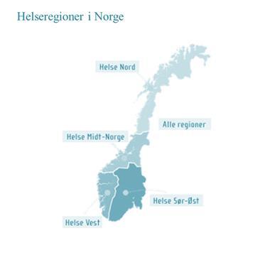 Nedslagsfelt Vi er stolte over å kunne si at vi har kurset helsepersonell fra samtlige fylker og 120 kommuner, også noen fra det private næringsliv.