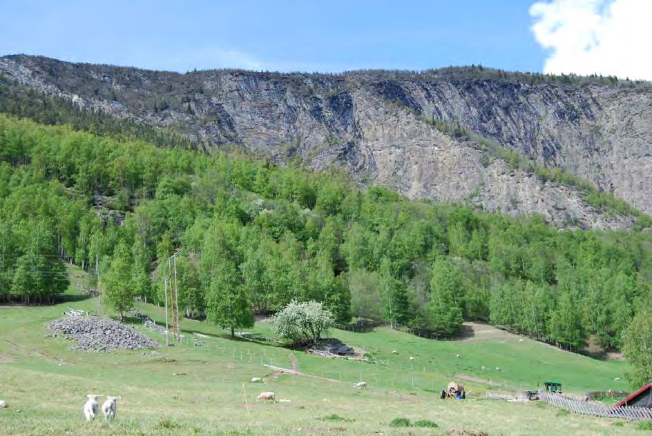 Konsekvens Denne strekningen følger bunnen av landformen fram til området ved Giverhaug. Tiltaket er derfor ikke så godt synlig fra de omkringliggende områder.