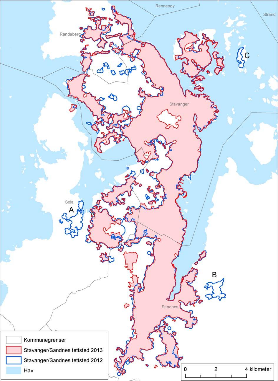 Notater 2014/28 Justert tettstedsavgrensing Vedlegg L.