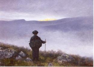 Som inspirasjon for malingen og tegningen har vi valgt bilder av Theodor Kittelsen.