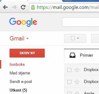 Send store filer sammen med epost En av de store fordelene ved å bruke Google Disk sammen med Gmail er at du kan