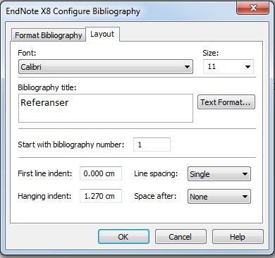 Windows: Update Citations and Bibliography Mac: Bibliography > Update Citations and Bibliography Convert to Plain Text: Denne funksjonen fjerner EndNote-kodene fra dokumentet. Se evt. avsnittet «3.