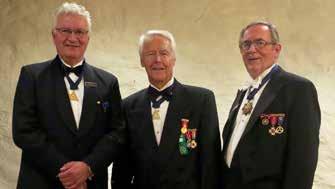 LOSJE OVATSTJERNEN F G D O M OSS Senior Veterantegn tildelt OE Arvid Engan i Losje Ovatstjernen på hans 85-årsdag Mandag den 2.