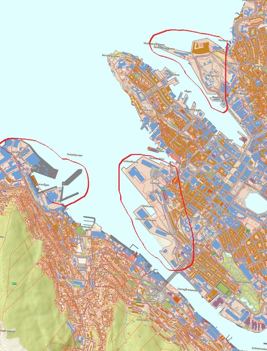 Korte forflytninger i havn - 6 Nytt unntak fra losplikten - todelt løsning i 6 : Fartøy kortere enn 100 m og smalere enn 30 meter Fartøy kortere enn 125 meter og smalere enn 35 meter forutsatt