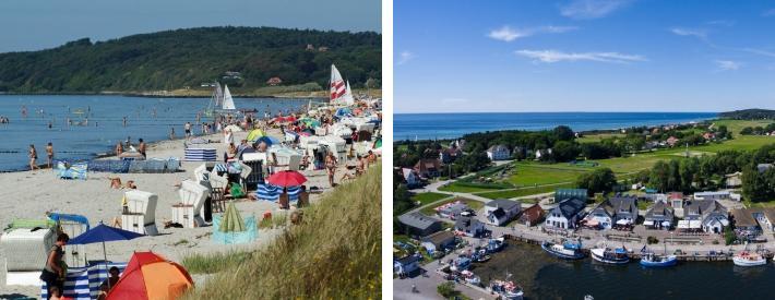 Mecklenburg-Vorpommern i distriktet Vorpommern-Rügen ved Ribnitz-sjøen.