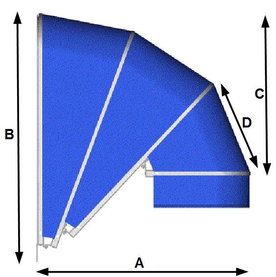 cm E Rett linje fra karnappfront til vegg høyre side cm F Ønsket tillegg 10-20cm (min 10cm) venstre side cm F Ønsket tillegg 10-20cm (min 10cm) høyre side cm H Høyde (lysåpning) cm Prisberegning: